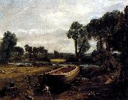 Boat-Building on the Stour John Constable